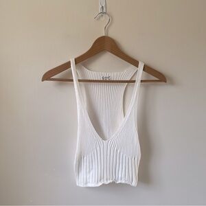 free people intimately free white sweater tank small